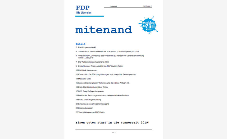 FDP - PLR Slider